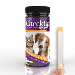 CheckUp Dog and Cat Urine Testing Strips for Detection of Blood in Urine 50 count