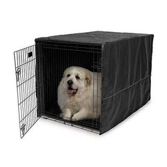 Midwest Quiet Time Pet Crate Cover Black 48.5″ x 31″ x 31″