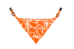DGS Pet Products Unbugz-It Bandana Small Abstract Orange