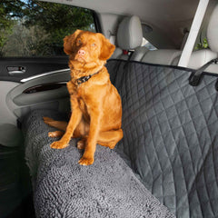 DGS Pet Products Dirty Dog 3-in-1 Car Seat Cover and Hammock Cool Grey 54″ x 61″ x 2″