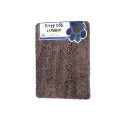 DGS Pet Products Dirty Dog Cushion Pad Small Grey 19″ x 24″ x 2.5″