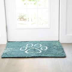 DGS Pet Products Dirty Dog Door Mat Medium Pacific Blue 31" x 20" x 2"