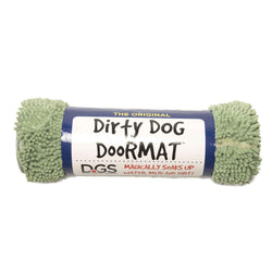 DGS Pet Products Dirty Dog Door Mat Medium Sage Hue 31" x 20" x 2"