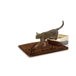 DGS Pet Products Cat Litter Mat Brown 35" x 26" x 2"