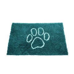 DGS Pet Products Dirty Dog Door Mat Medium Petrol/Turquoise 31" x 20" x 2"