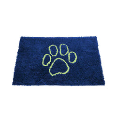 DGS Pet Products Dirty Dog Door Mat Medium Marine/Lime Green 31" x 20" x 2"