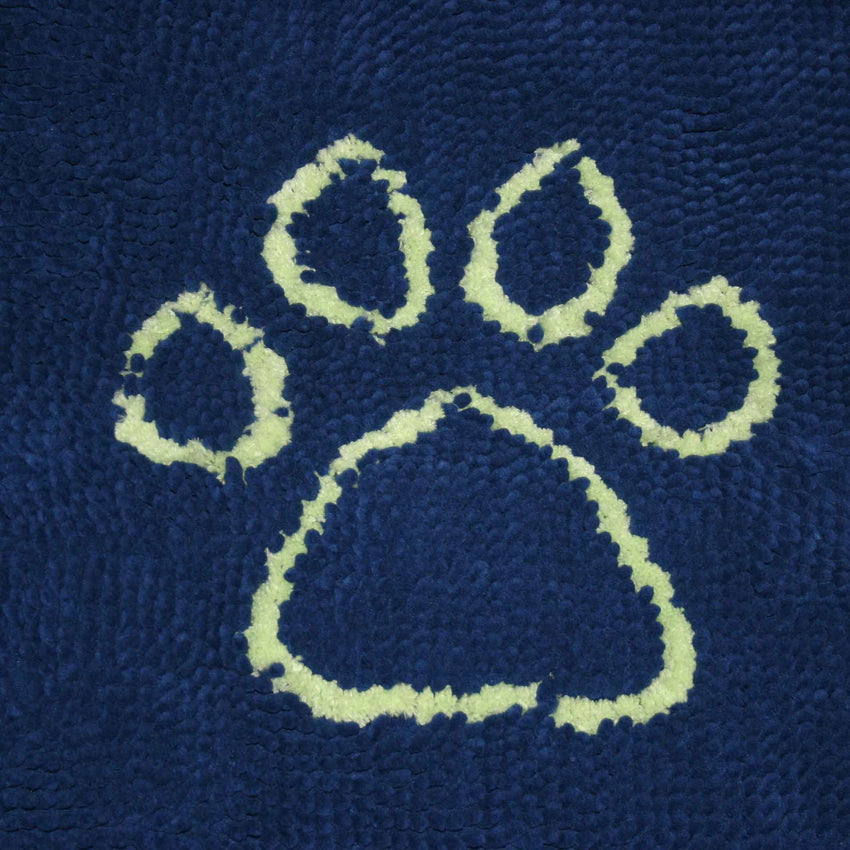 DGS Pet Products Dirty Dog Door Mat Medium Marine/Lime Green 31" x 20" x 2"