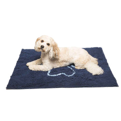 DGS Pet Products Dirty Dog Door Mat Medium Bermuda Blue