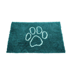 DGS Pet Products Dirty Dog Door Mat Large Petrol/Turquoise 35" x 26" x 2"