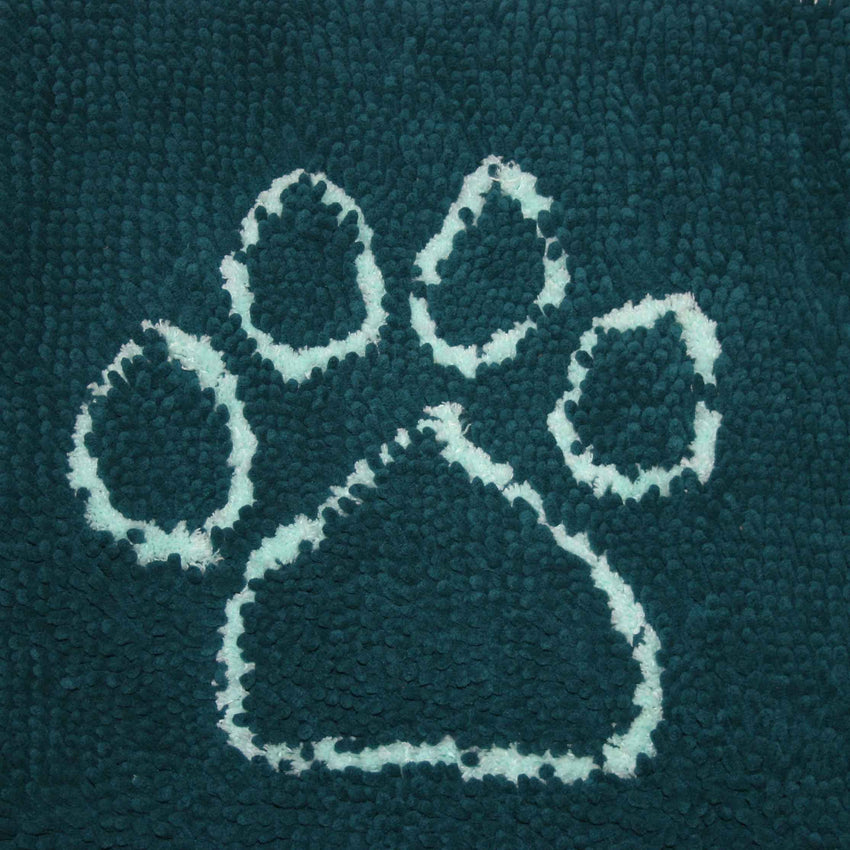 DGS Pet Products Dirty Dog Door Mat Large Petrol/Turquoise 35" x 26" x 2"