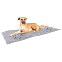 Dirty Dog Doormat Runner Silver Grey 60" x 30" x 2"