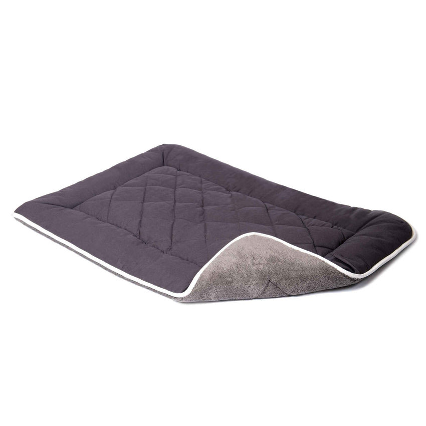 DGS Pet Products Pet Cotton Canvas Sleeper Cushion Medium Pebble Grey 21" x 30" x 1"