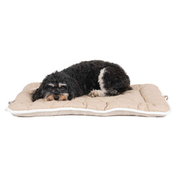 DGS Pet Products Pet Cotton Canvas Sleeper Cushion Large Sand 23" x 36" x 1"