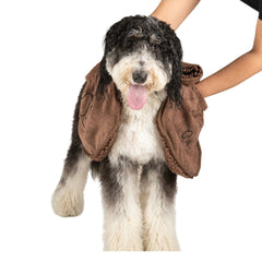 DGS Pet Products Dirty Dog Shammy Towel Extra Large Brown 16" x 38" x 0.5"