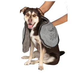 DGS Pet Products Dirty Dog Shammy Towel Extra Large Grey 16" x 38" x 0.5"