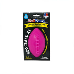 Ruff Dawg Football Dog Toy Assorted 6″ x 3″ x 3″ - Pink