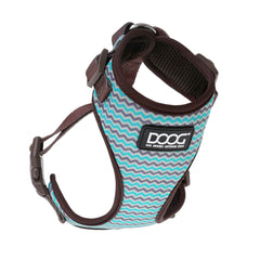 DOOG Neoflex Dog Harness Benji Large Blue/Grey