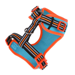 DOOG Neoflex Dog Harness Beethoven Neon Small Orange/Blue