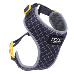 DOOG Neoflex Dog Harness Odie Medium Black/Purple/Yellow