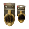 Hugs Pet Products Massaging Pet Palm Brush Large Brown 6.5″ x 4″ x 3″