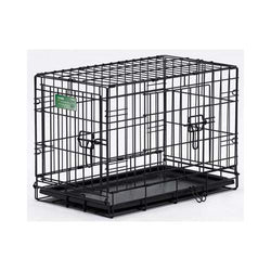 Dog Double Door i-Crate Black 48″ x 30″ x 33″