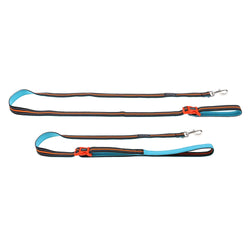 DOOG Neoprene Dog Clip It Leash Beethoven Neon Extra Large Orange/Blue