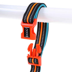 DOOG Neoprene Dog Clip It Leash Beethoven Neon Extra Large Orange/Blue