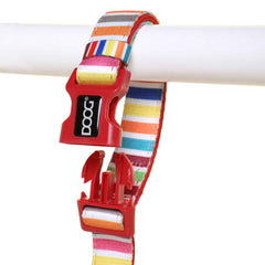 DOOG Neoprene Dog Clip It Leash Scooby Extra Large Rainbow