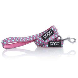 DOOG Neoprene Dog Leash Luna Small Pink/Blue