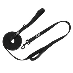 DOOG Neoprene Dog Training Leash Extra Long Black