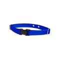 Lupine Pet 2 Hole Adjustable Nylon Replacement Collar Strap 3/4 inch Medium Blue