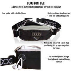 DOOG Mini Running Belt Mini Black