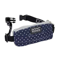 DOOG Mini Running Belt Mini Navy/White Polka Dot