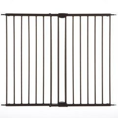 North States Easy Swing and Lock Wall Mounted Pet Gate Matte Bronze 28" - 48" x 31"