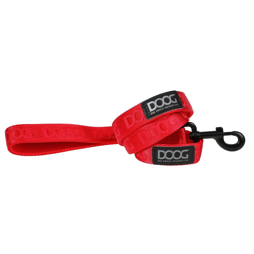 DOOG Neosport Neoprene Dog Leash Small Red