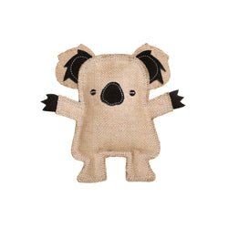 DOOG Outback Tails Kevin the Koala Jute Chew Toy Beige 5.9" x 6.69"