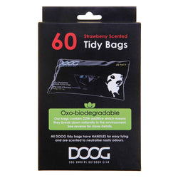 DOOG Biodegradable Pick Up Bags 60 count Black