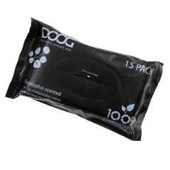 DOOG Compostable Pick Up Bags 45 count Black