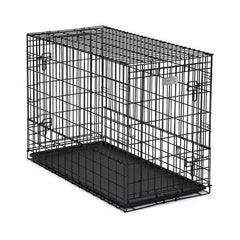 Midwest Solutions Series Side-by-Side Double Door SUV Dog Crates Black 36″ x 21″ x 26″