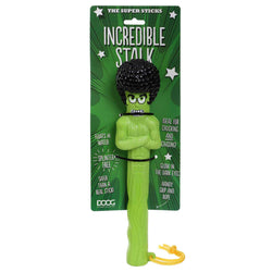 DOOG Supersticks Dog Toy Incredible Stalk Green 11.02" x 1.18" x 1.18"
