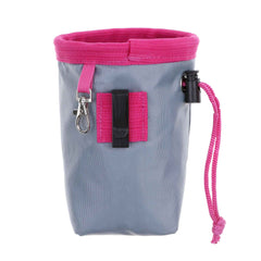 DOOG Treat and Training Pouch Small Grey/Pink 4.5″ x 4.5″ x 5.5″