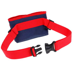 DOOG Treat and Training Pouch Large Navy/Red 8" x 8" x 5"