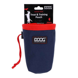 DOOG Treat and Training Pouch Small Navy/Red 4.5" x 4.5" x 5.5"