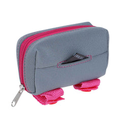 DOOG Walkie Pouch Grey/Pink 3.93" x 2.75" x 1.57"