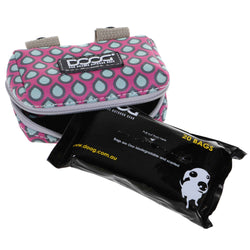 DOOG Walkie Pouch Pink/Tear Drops 3.93" x 2.75" x 1.57"