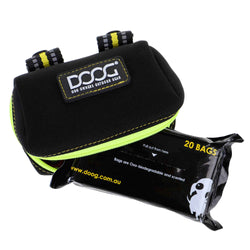 DOOG Walkie Pouch Black/Yellow 3.93" x 2.75" x 1.57"