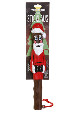 DOOG Christmas Sticks Stickclaus Dog Toy Red/Brown 11.02" x 1.18" x 1.18"