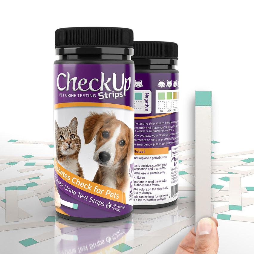 CheckUp Dog and Cat Urine Testing Strips for Detection of Diabetes 50 count