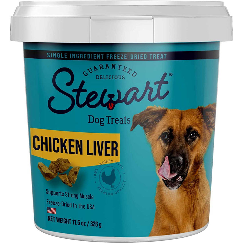 Stewart Pro-Treat Freeze Dried Chicken Liver 11.5 ounces