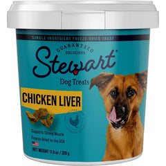 Stewart Pro-Treat Freeze Dried Chicken Liver 11.5 ounces